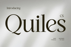 Related font CS Quiles