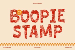 Related font CS Boopie Stamp