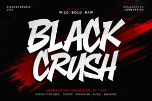 Related font Black Crush
