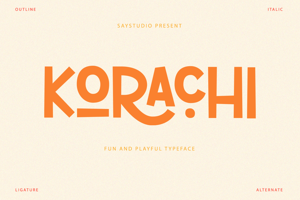 Related font Korachi