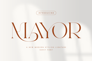 Related font Mayor