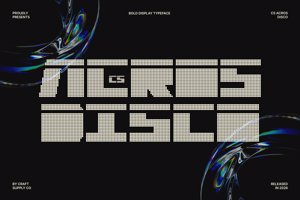 Related font CS Acros Disco