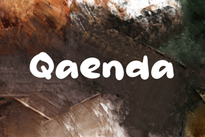 Related font Qaenda