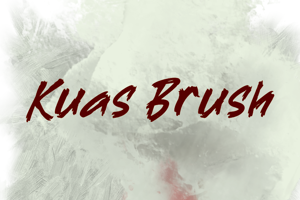 Related font K Kuas Brush