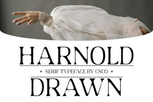 Related font Harnold Drawn
