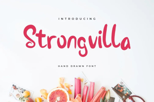 Related font Strongvilla Fun Cute Cursive