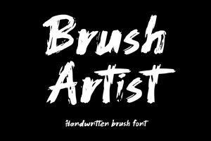 Related font Brush Artist