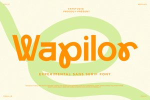 Related font Wapilor DEMO