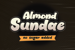 Almond Sundae