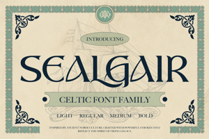 Related font Sealgair