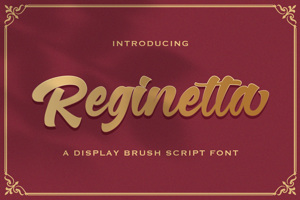 Related font Reginetta