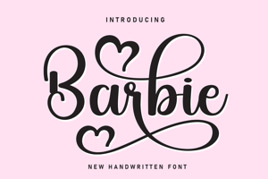 Related font Barbie