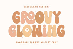 Related font Groovy Glowing
