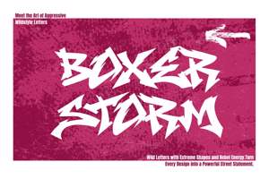 Related font Boxer Storm