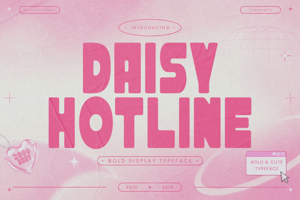 Related font RT Daisy Hotline