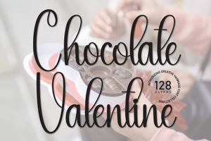 Related font Chocolate Valentine