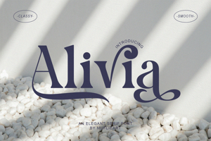 Related font Alivia