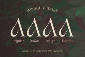 Amadi Vintage Stamp