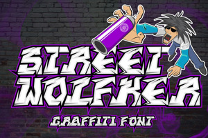 Related font STREET WOLFKER