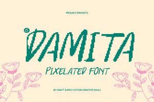 Related font CS Damita Pixel