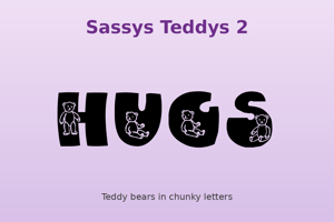 Related font Sassys Teddys 2