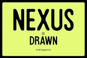 Related font CS Nexus Drawn