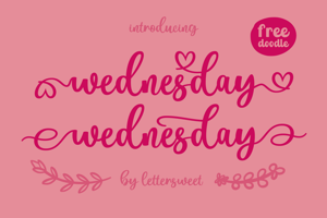 Related font Wednesday