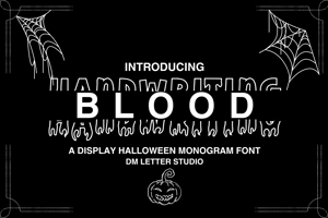 Handwriting Blood Monogram