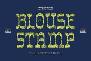 Related font CS Blouse Stamp