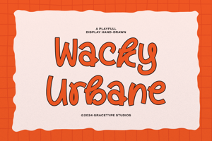 Related font Wacky Urbane