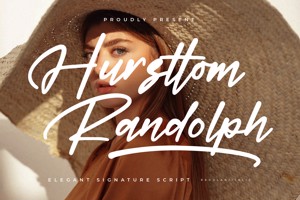 Related font Hursttom Randolph