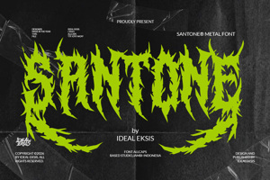 Related font Santone