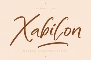 Related font Xabilon