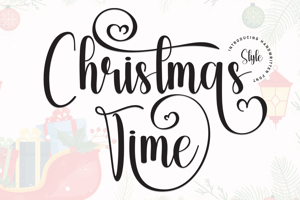 Related font Christmas Time