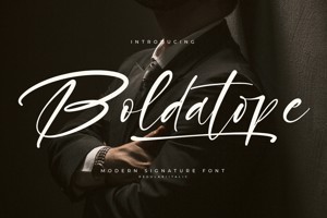 Related font Boldatope