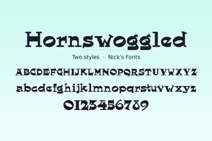 Related font Hornswoggled