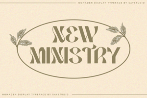 Related font NOMADEN DEMO