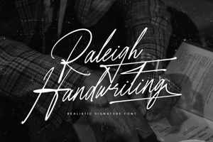 Related font Raleigh Handwriting