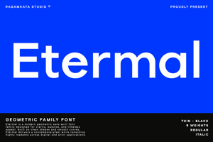 Related font Etermal