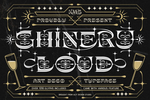 Related font Shinery Loud