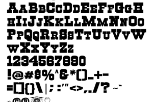 Related font Cowpoke