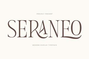 Related font Seraneo