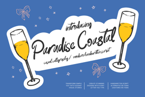 Related font Paradise Coastal