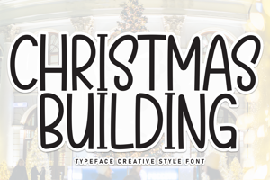 Related font Christmas Building