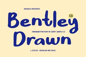 Related font CS Bentley Drawn
