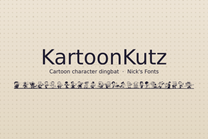 Related font KartoonKutz