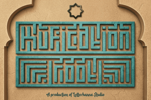 Related font Kufication Root