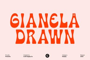 Related font CS Gianela Drawn