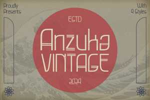Related font Anzuka Vintage