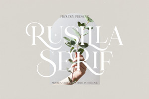 Rusilla Serif - Elegant Serif